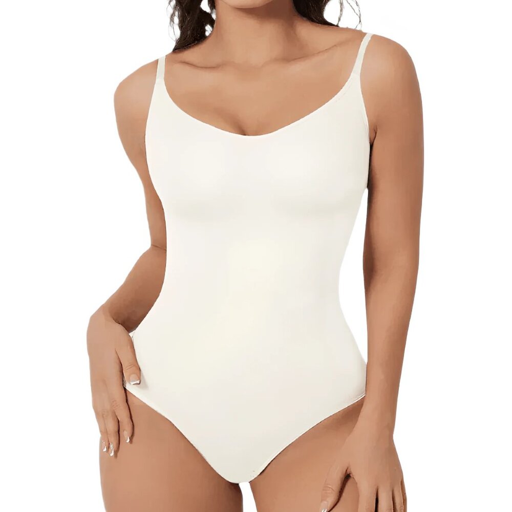 👗 NWT Snatched Shapewear Bodysuit White M